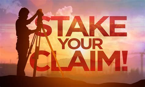 stake your claim meaning